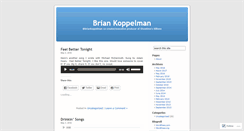 Desktop Screenshot of briankoppelman.com