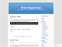 Tablet Screenshot of briankoppelman.com